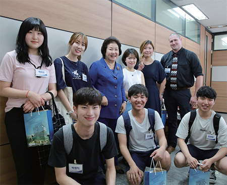 김성혜 총장과 함께하는 외국어 런치타임 이미지