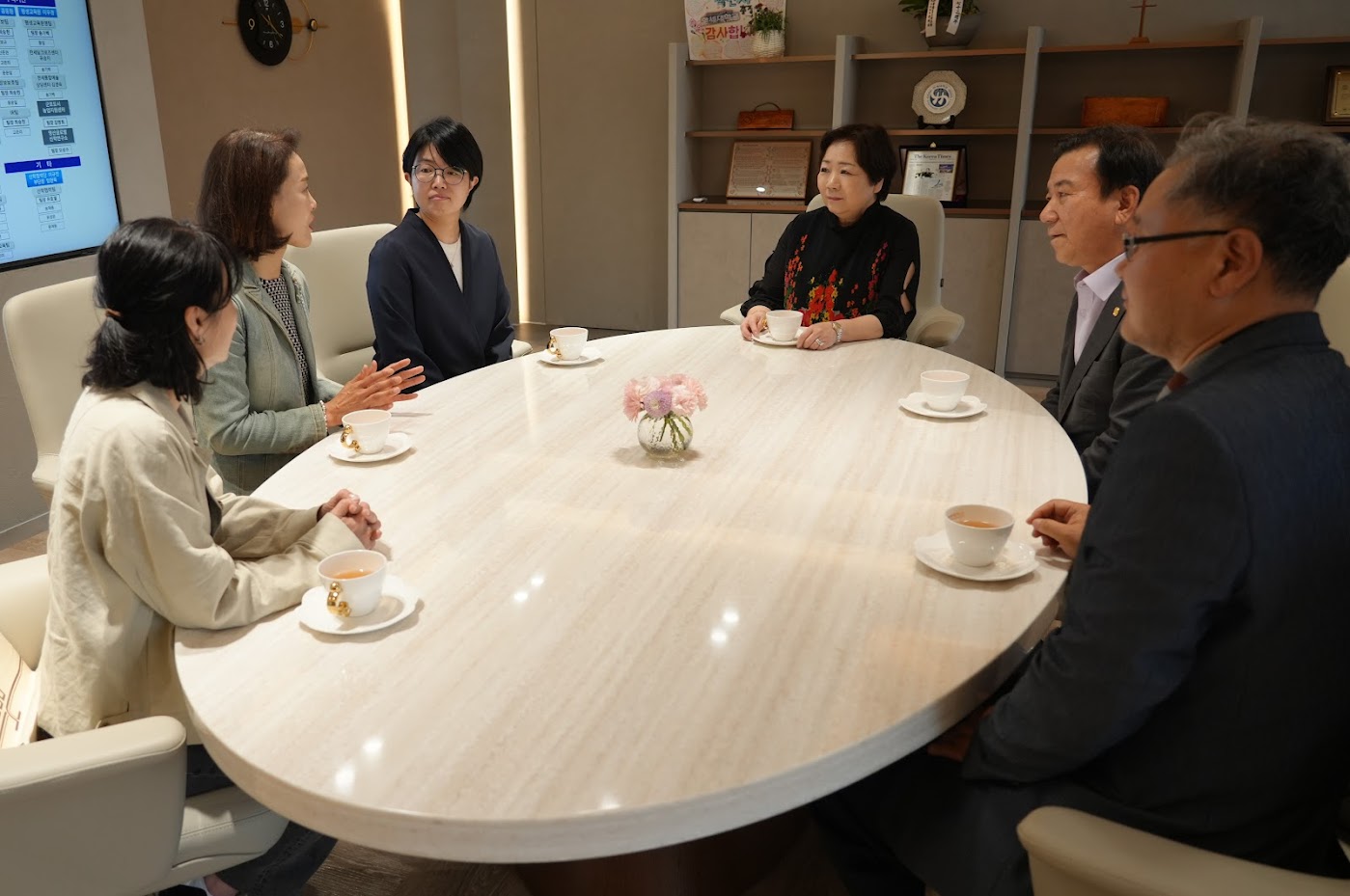 오사카 세이케이대학 관계자 접견 대표이미지
